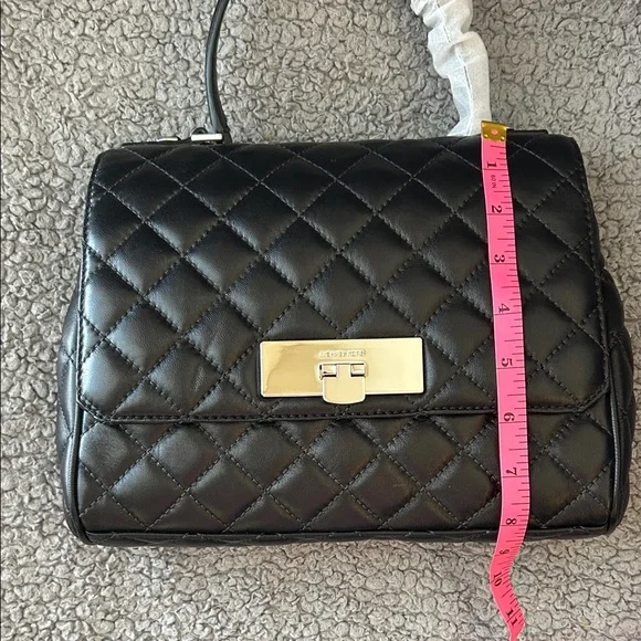 Michael Kors Black Quilted Purse - Picture 12 of 12